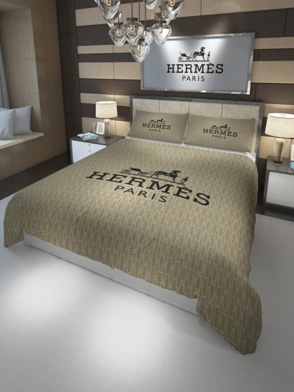 Hermes Limited Luxury Brand Bedding Set Home Decor – Max010110