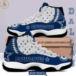 Dallas Cowboys Air Jordan 11 Shoes – Custom Sneaker -Max2407192007