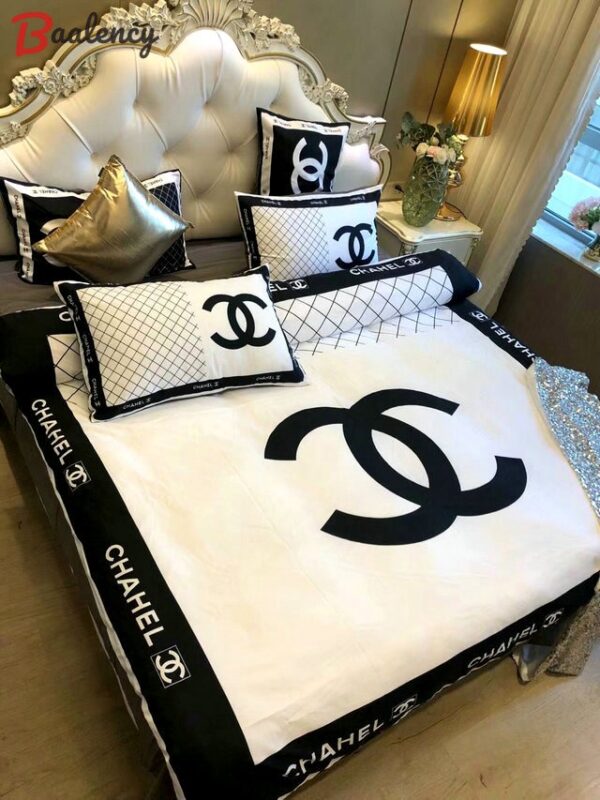 Chanel Premium Fashion Limited Luxury Brand Bedding Set Home Decor -Min00448