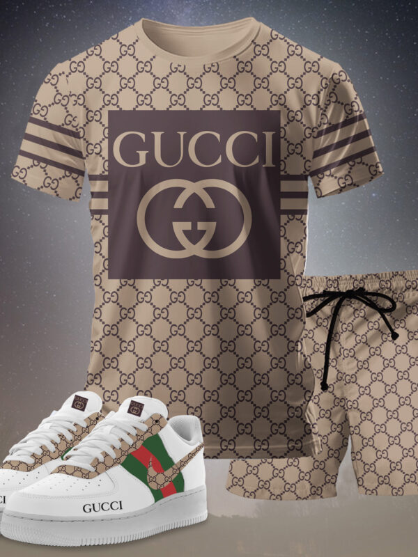 New 2025 – Set G Tracksuit  Air Force 1 & T-shirt & Shorts – chic210417