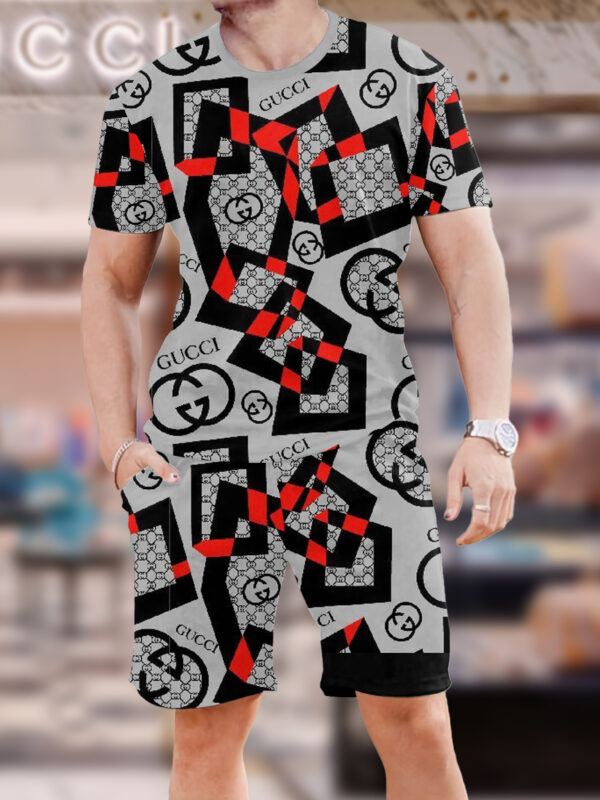 2025 – Set G Tracksuit T-shirt & Shorts –   – Max012054