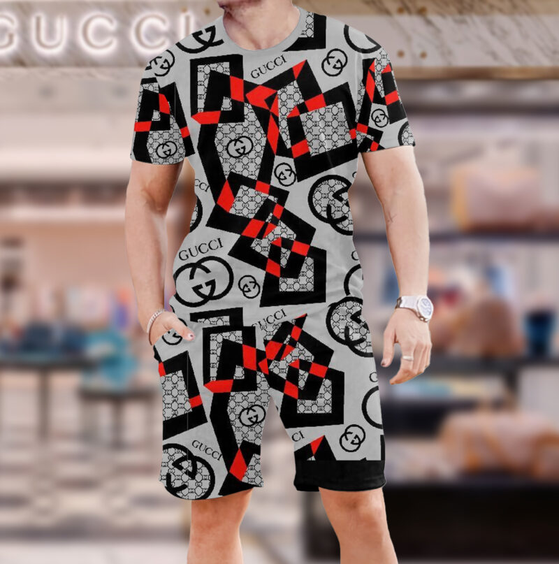 2025 – Set G Tracksuit T-shirt & Shorts –   – Max012054