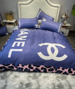 Chanel Premium Fashion Limited Luxury Brand Bedding Set Home Decor -Min00479