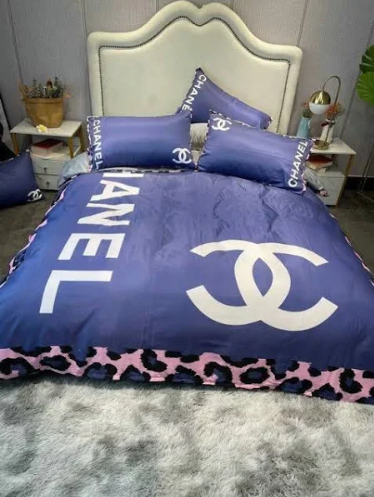 Chanel Premium Fashion Limited Luxury Brand Bedding Set Home Decor -Min00479