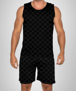 New 2025 -G Luxury Brand Premium Tanktop & Shorts Outfit For Men -Max012614
