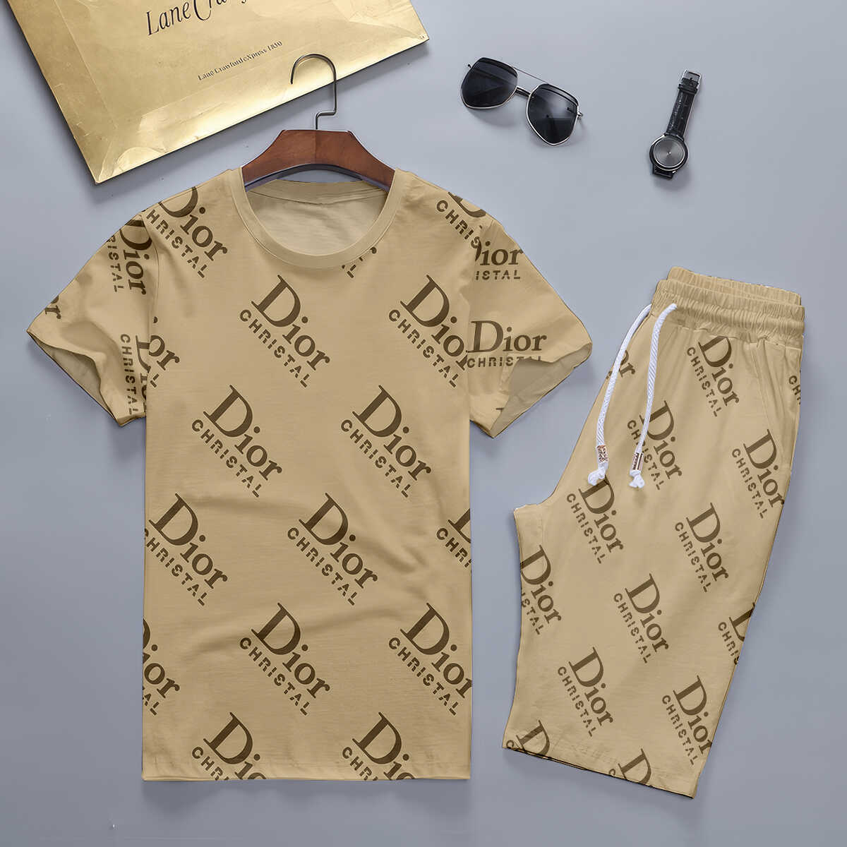 2025 – Set D  Tracksuit T-shirt & Shorts – TU24051311