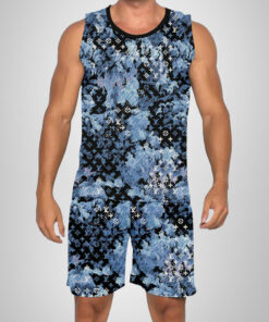New 2025 – L Luxury Brand Premium Tanktop & Shorts Outfit For Men -Max012604