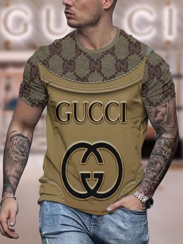 New 2025-  G  Luxury  Brand Premium T-Shirt Outfit For Men Women – Max011560
