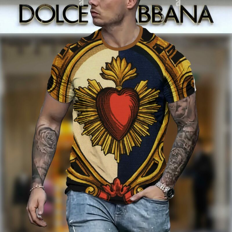 New 2025 – D Luxury Brand Premium T-Shirt Outfit For Men – Max012432