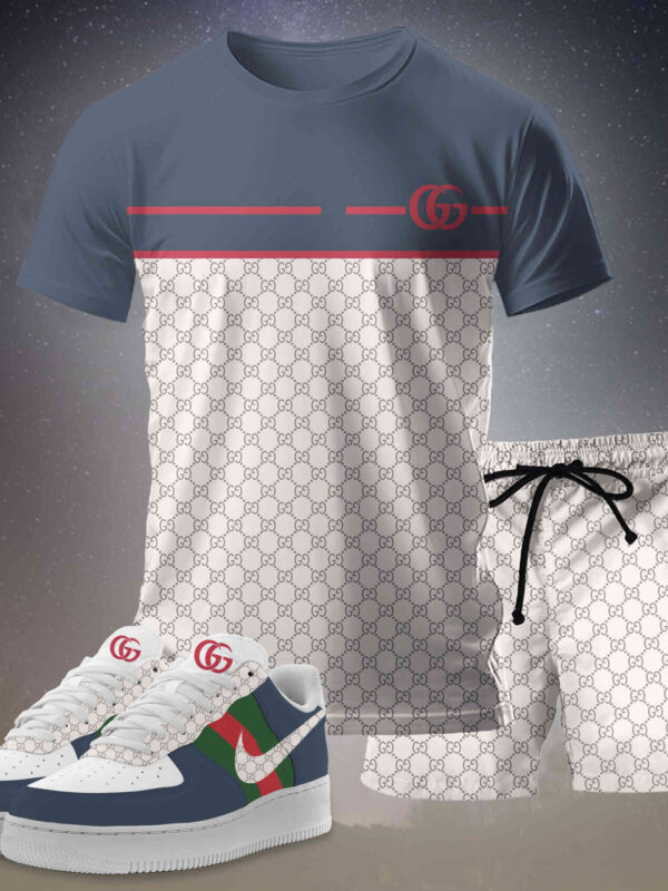New 2025 – Set G Tracksuit  Air Force 1 & T-shirt & Shorts – chic210418