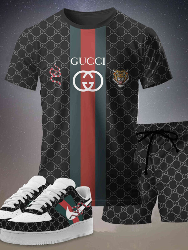 New 2025 – Set G Tracksuit  Air Force 1 & T-shirt & Shorts – chic210405