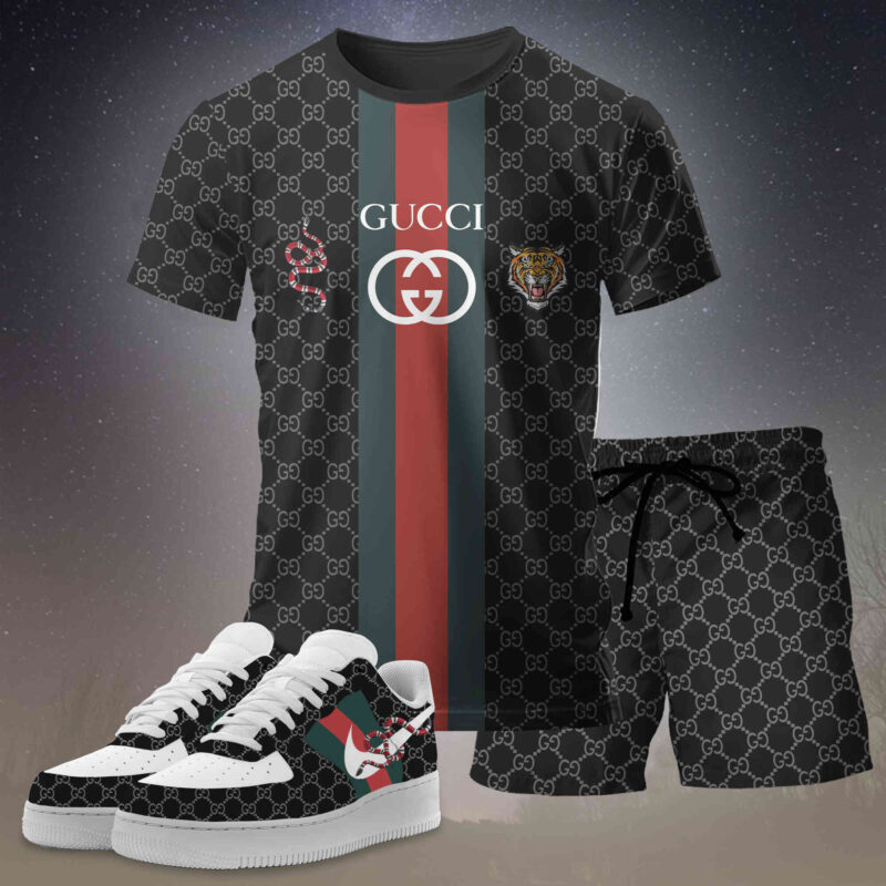 New 2025 – Set G Tracksuit  Air Force 1 & T-shirt & Shorts – chic210405