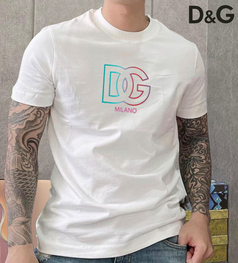 New 2025 – D Luxury Brand Premium T-Shirt Outfit For Men -Max012548