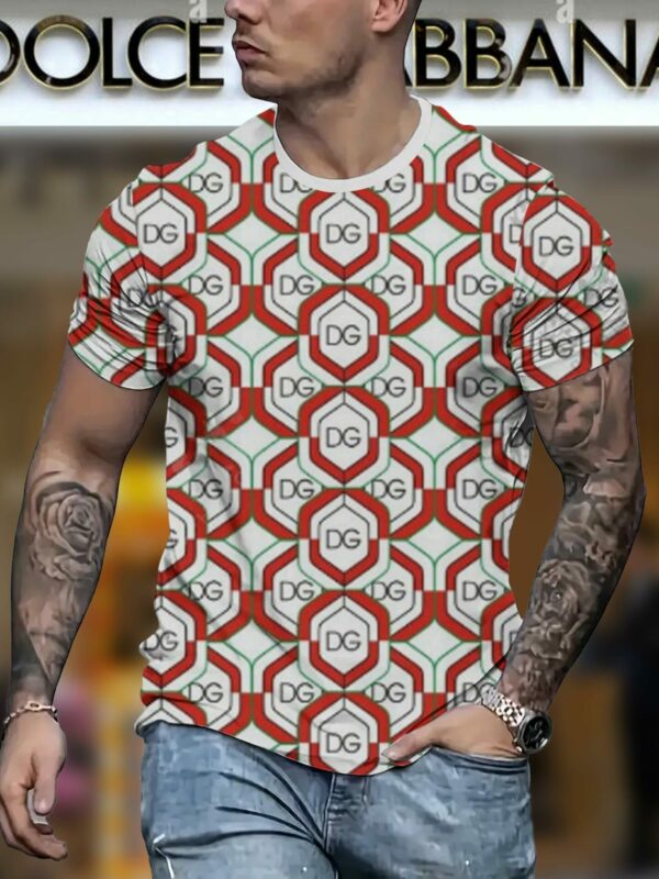 New 2025 – D Luxury Brand Premium T-Shirt Outfit For Men – Max012444