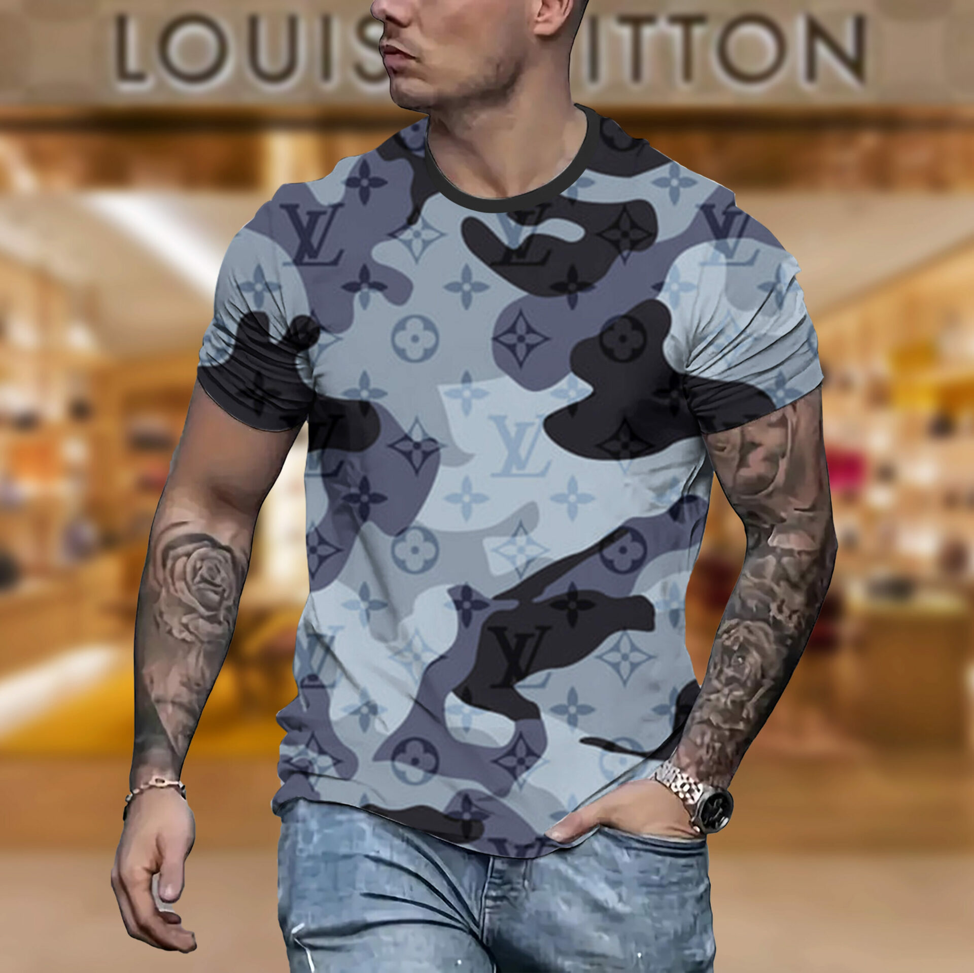 2025 – L  Luxury Brand Premium T-Shirt Outfit For Men -Max011450