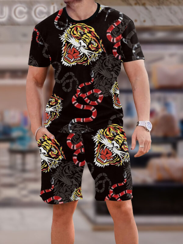 2025 – Set G Tracksuit T-shirt & Shorts –   – Max011847