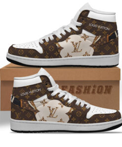 L.V High Air Jordan 1 Sneakers Shoes Hot 2023 Gifts Unisex -B9G-Max06604