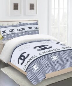 Chanel Premium Fashion Limited Luxury Brand Bedding Set Home Decor -Min00428
