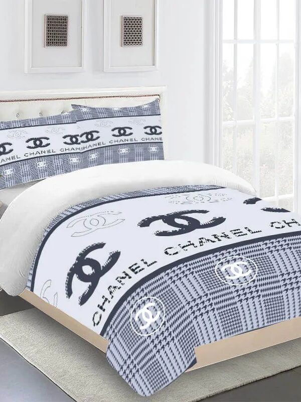 Chanel Premium Fashion Limited Luxury Brand Bedding Set Home Decor -Min00428