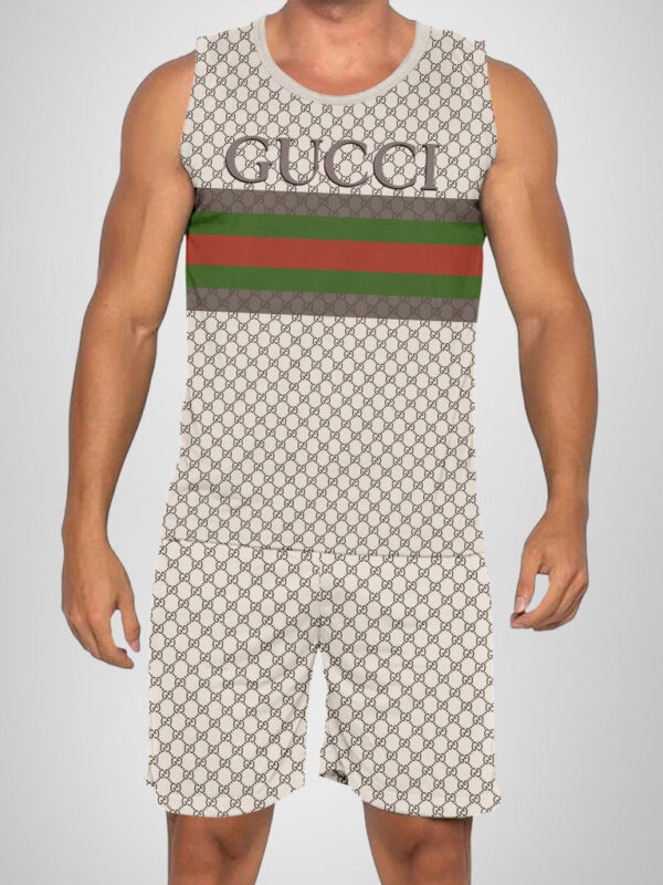 New 2025 -G Luxury Brand Premium Tanktop & Shorts Outfit For Men -Max012621