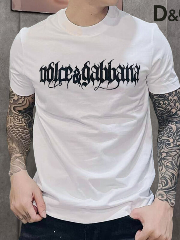 New 2025 – D Luxury Brand Premium T-Shirt Outfit For Men -Max012543