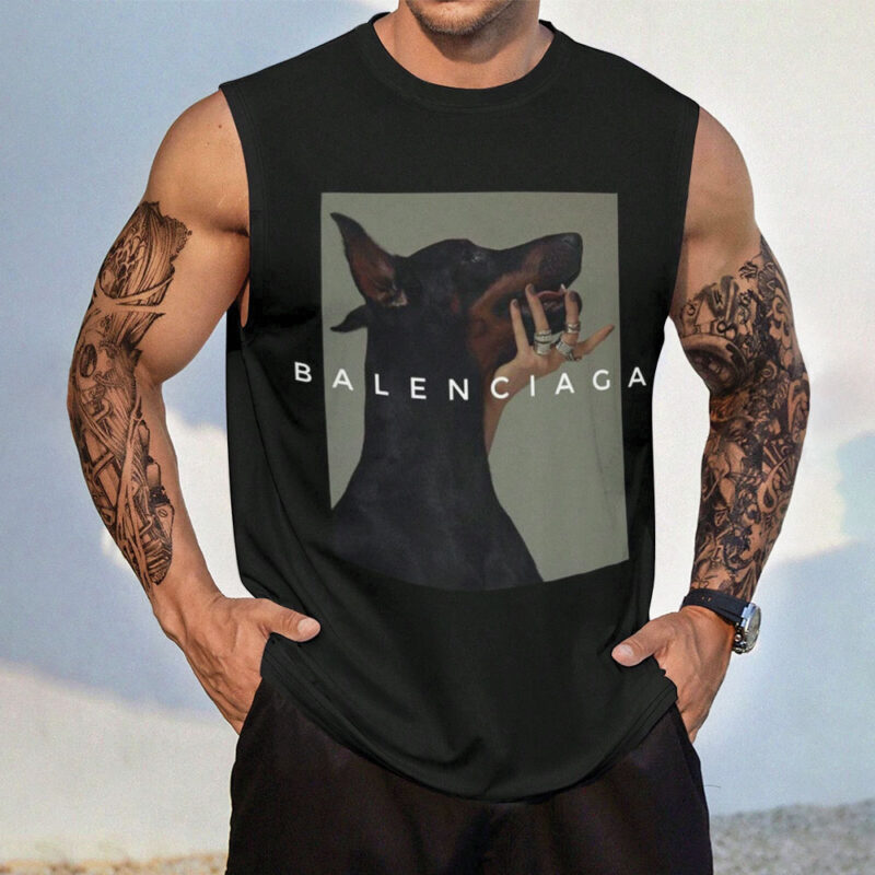 Luxury Brand Premium Slimfit Tank Top For Men-TDA003057