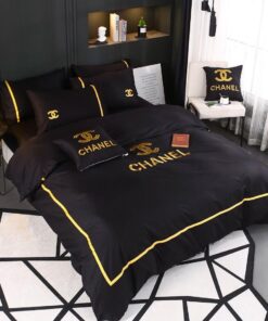 Chanel Premium Fashion Limited Luxury Brand Bedding Set Home Decor -Min00443