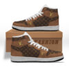 L.V High Air Jordan 1 Sneakers Shoes Hot 2023 Gifts Unisex -B9G-Max06601