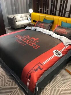 Hermes Limited Luxury Brand Bedding Set Home Decor – Max010069