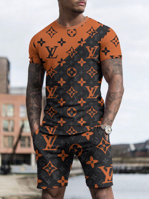 2025 – Set L  Tracksuit T-shirt & Shorts – TDA003456