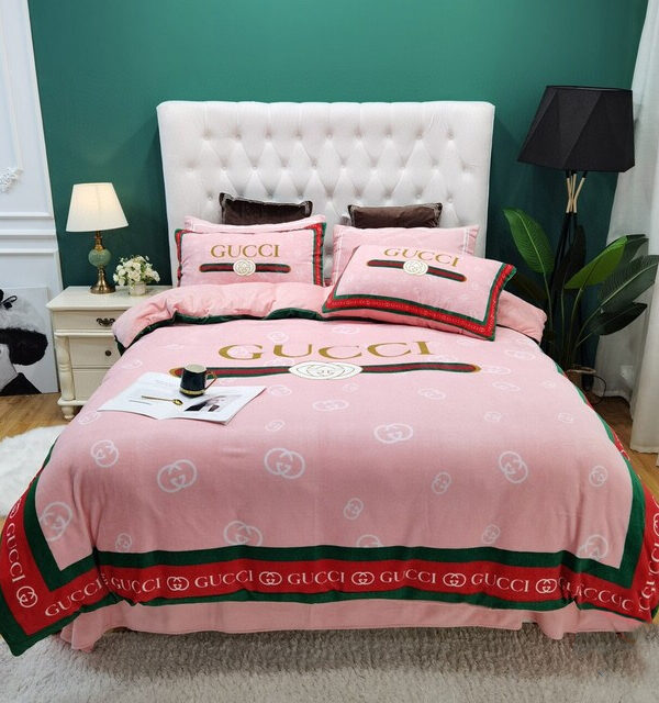 G  Premium Fashion Limited Luxury Brand Bedding Set Home Decor – Min00383