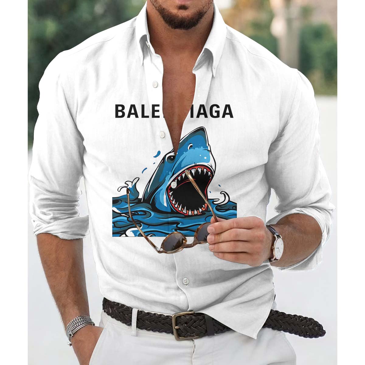 Men’s Long Sleeves Button Down Shirts -TDA002069