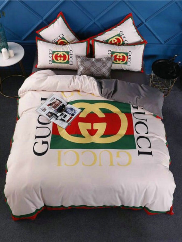 G  Premium Fashion Limited Luxury Brand Bedding Set Home Decor – Min00354