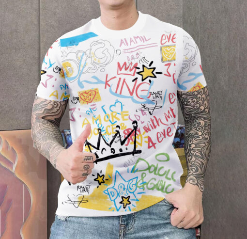 New 2025 – D Luxury Brand Premium T-Shirt Outfit For Men -Max012706