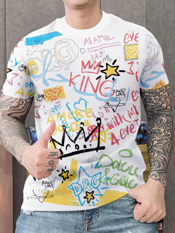 New 2025 – D Luxury Brand Premium T-Shirt Outfit For Men -Max012706