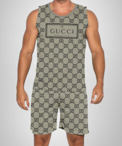 New 2025 -G Luxury Brand Premium Tanktop & Shorts Outfit For Men -Max012638