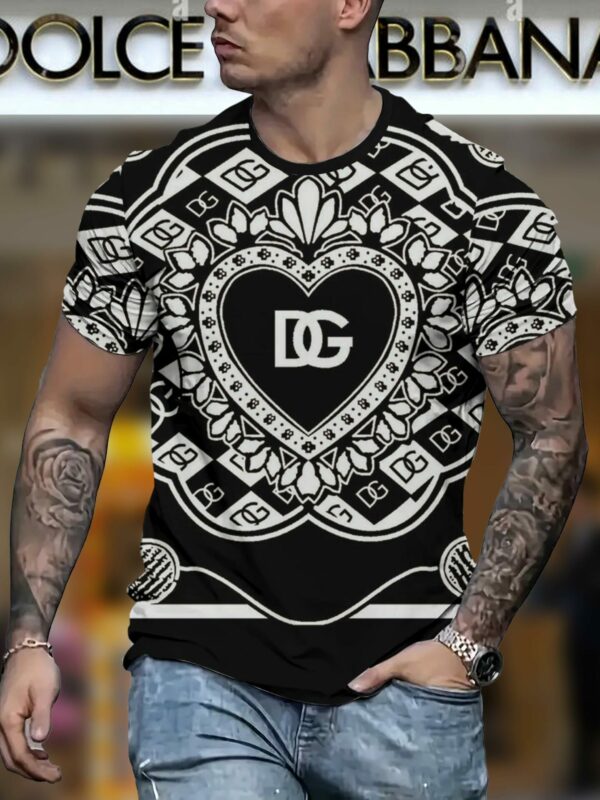 New 2025 – D Luxury Brand Premium T-Shirt Outfit For Men – Max012463
