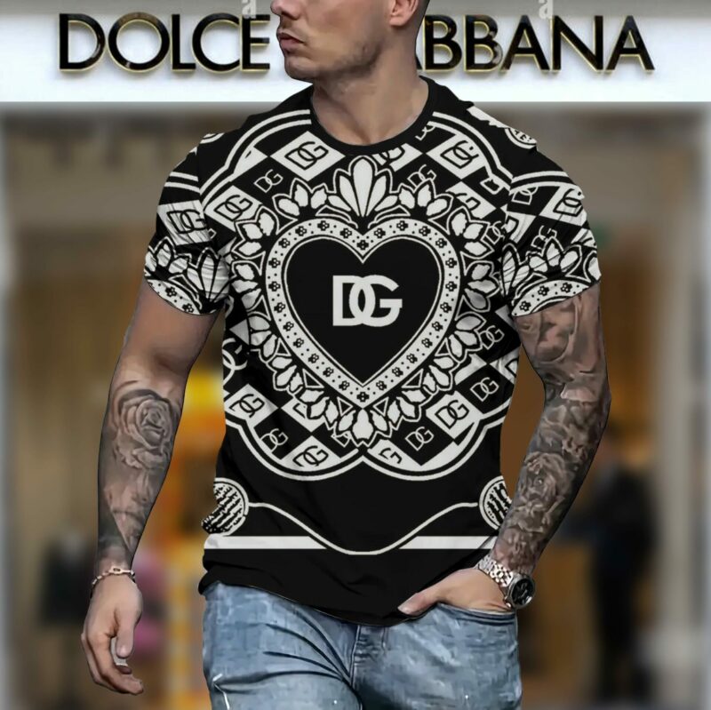 New 2025 – D Luxury Brand Premium T-Shirt Outfit For Men – Max012463