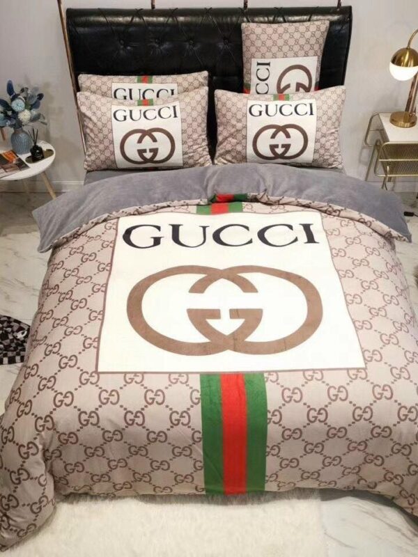 G  Premium Fashion Limited Luxury Brand Bedding Set Home Decor – Min00361