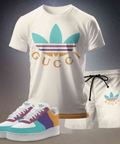 New 2025 – Set G Tracksuit  Air Force 1 & T-shirt & Shorts – chic260415
