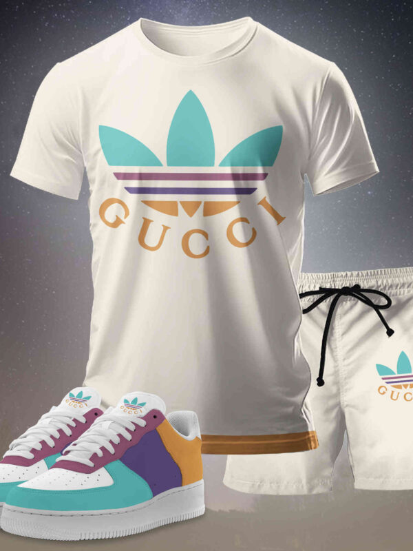 New 2025 – Set G Tracksuit  Air Force 1 & T-shirt & Shorts – chic260415