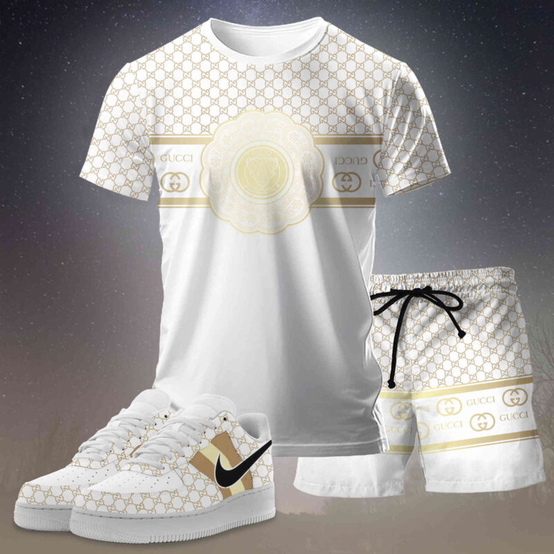New 2025 – Set G Tracksuit  Air Force 1 & T-shirt & Shorts – chic260402