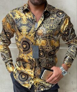 V -Luxury Long Sleeve Shirt CCY Max-Max07233
