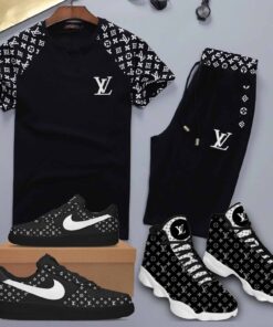 FREE SHIPPING, New 2025 -Limited Edition Set L  Shoe & T-shirt & Shorts  – Max240521412