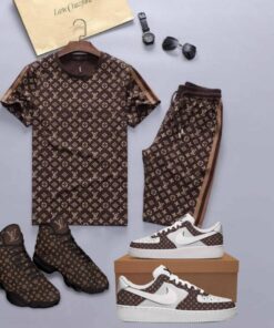 FREE SHIPPING, New 2025 -Limited Edition Set L  Shoe & T-shirt & Shorts  – Max240526609