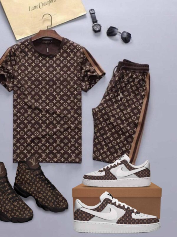 FREE SHIPPING, New 2025 -Limited Edition Set L  Shoe & T-shirt & Shorts  – Max240526609
