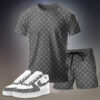 New 2025 – Set L Tracksuit  Air Force 1 & T-shirt & Shorts – win19423