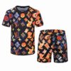 2024 – Set L  Tracksuit T-shirt & Shorts – Max02737