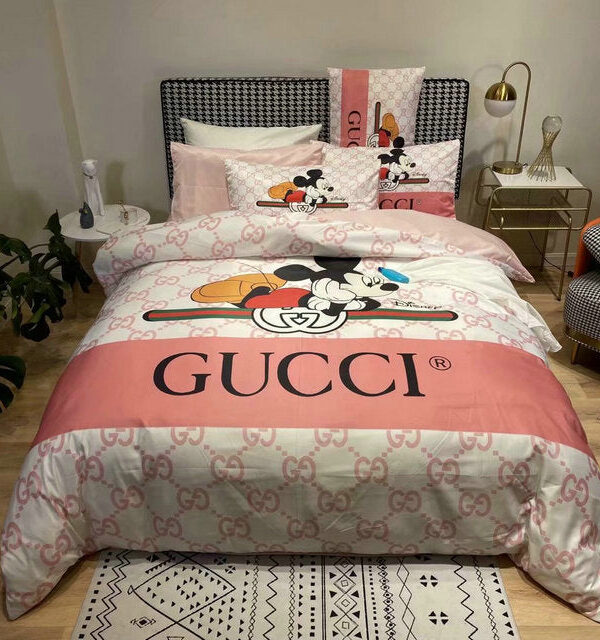 G  Premium Fashion Limited Luxury Brand Bedding Set Home Decor – Min00396