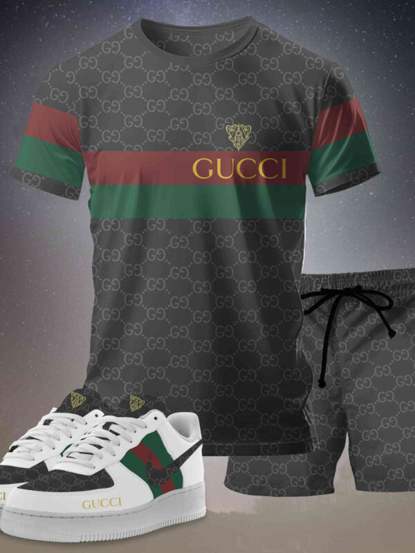 New 2025 – Set G Tracksuit  Air Force 1 & T-shirt & Shorts – chic210420